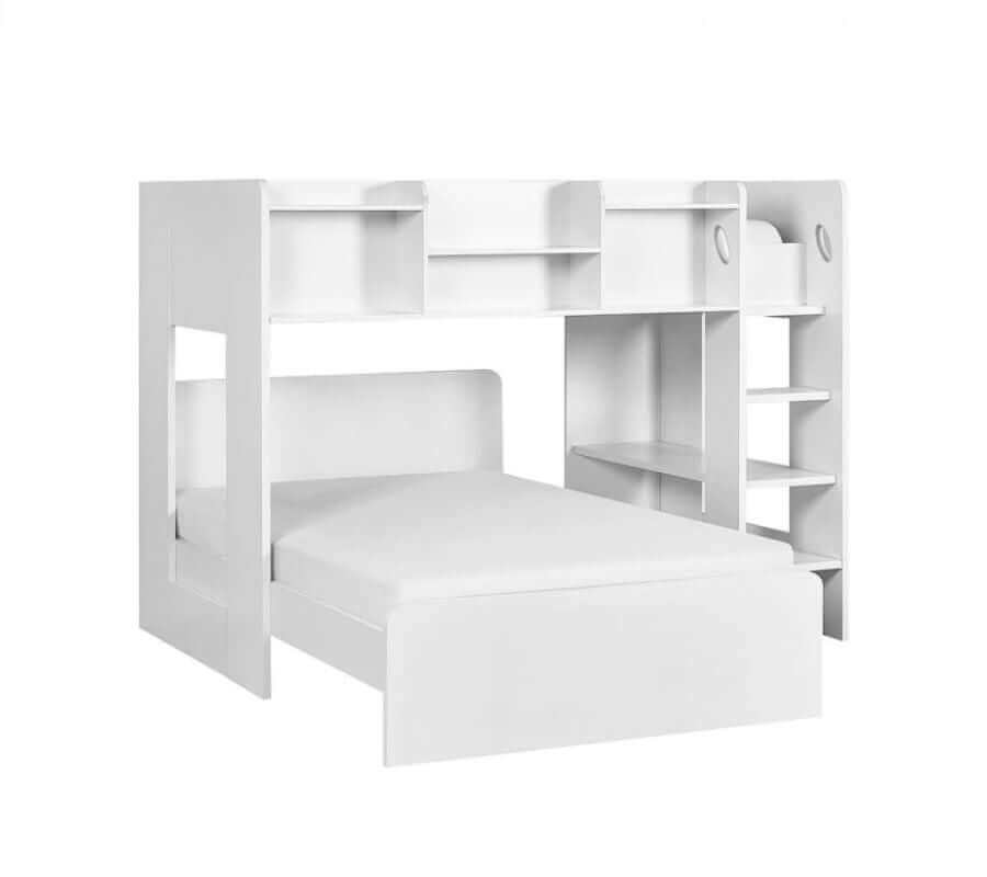 Julian Bowen Owen Bunk Bed - White Background - White