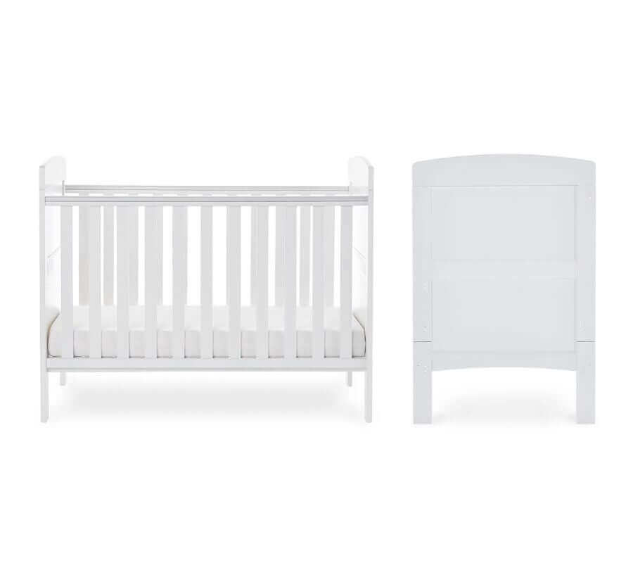 Grace Mini Cot Bed - White Background