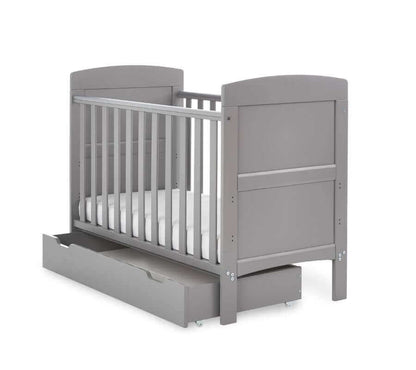 Obaby Grace Mini Cot Bed With Underdraw - White Background