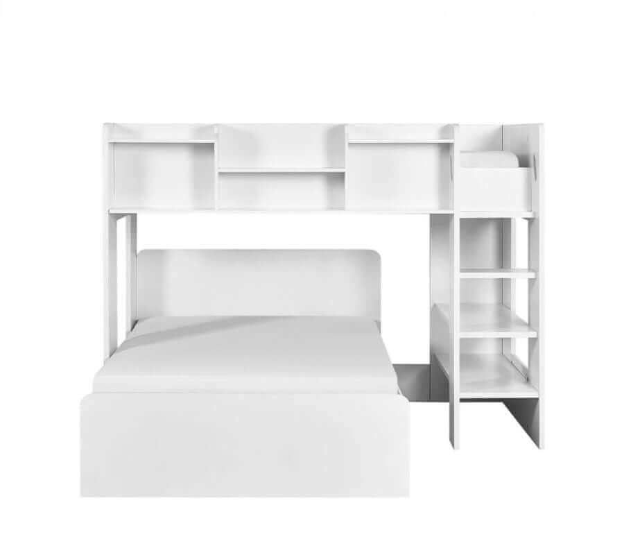 Julian Bowen Owen Bunk Bed - White Background - White