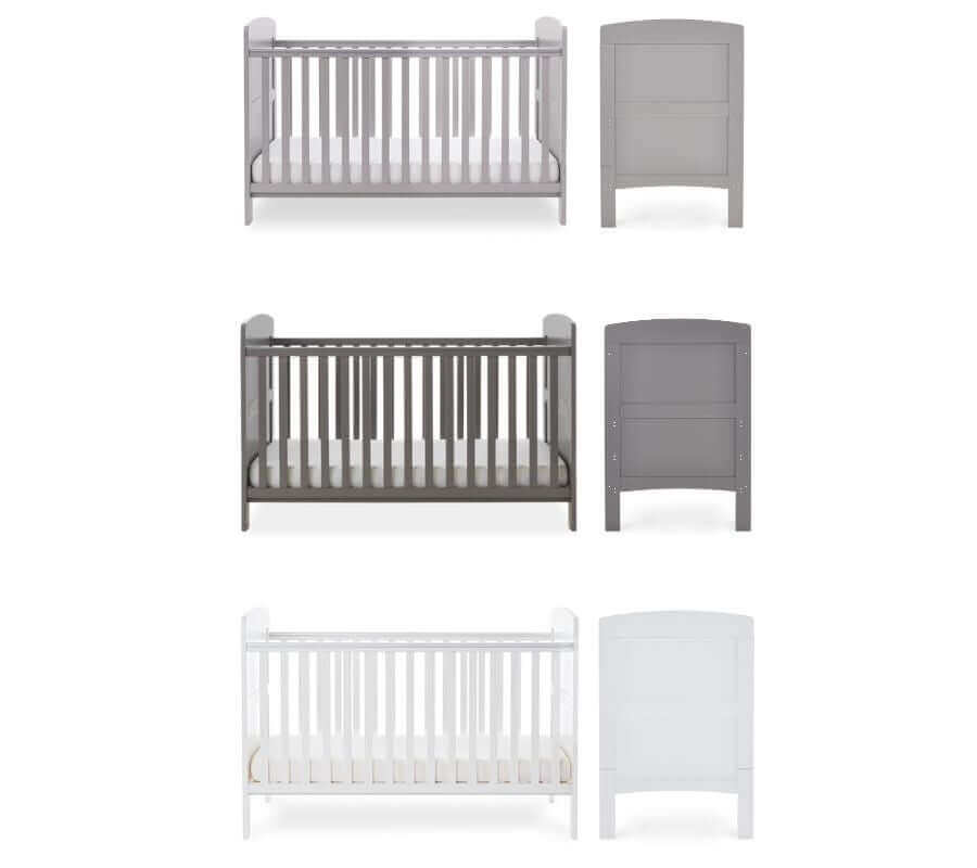  Obaby Grace 2 Piece Cot Bed Room Set - Colour Range View