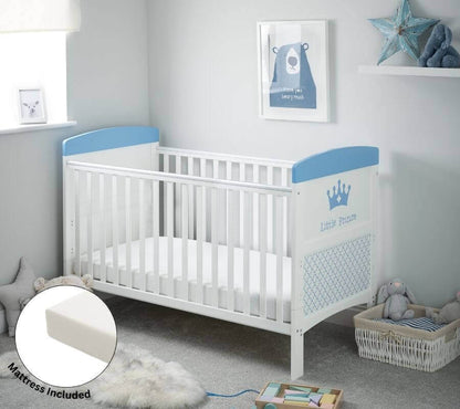 Obaby Grace Inspire Cot Bed With Mattress - Little Prince/Princess - Room View