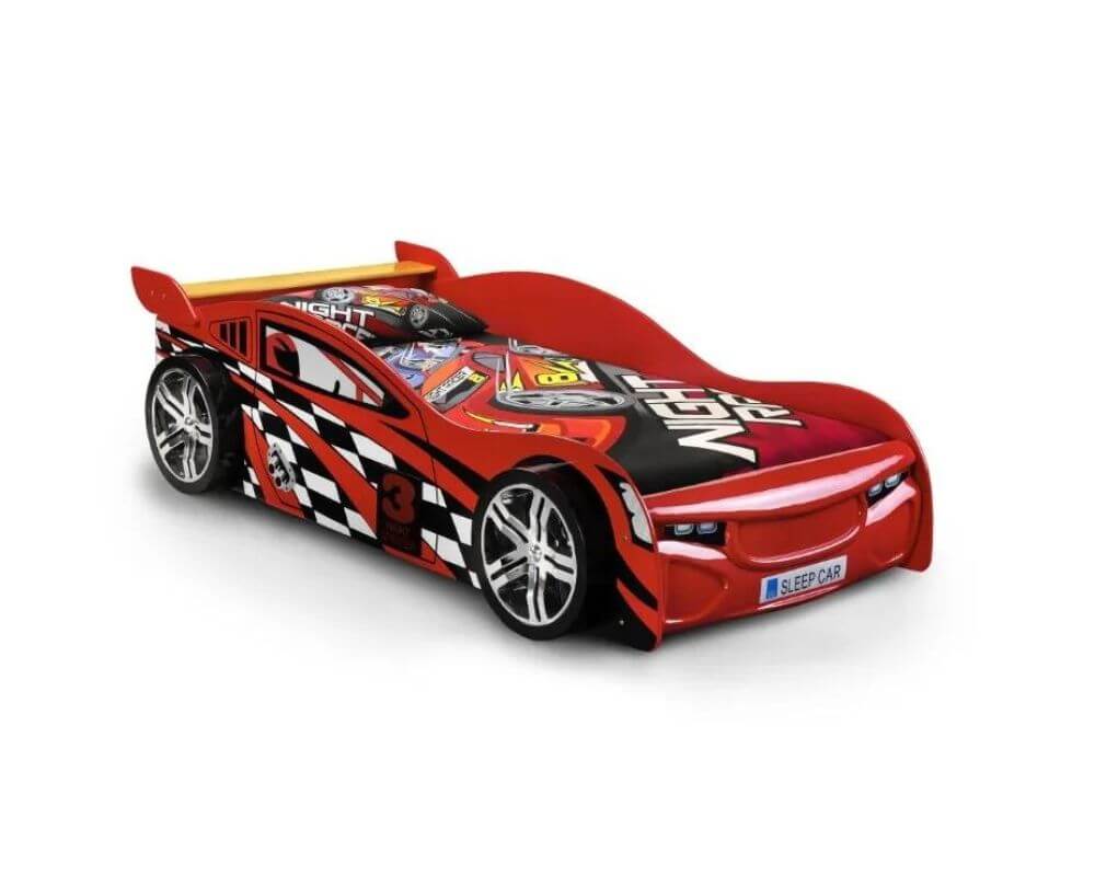 Scorpion Red Racer Car Kids Bed