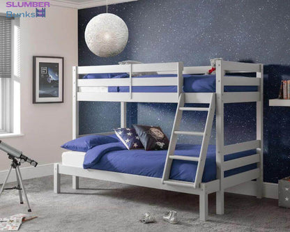 Image of triple Sleeper Bunk Bed - Dove Grey - Bedroom Setting