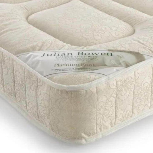 Julian Bowen Platinum Bunk Mattress 90cm - Single Mattress - Depth 18cm - White Background