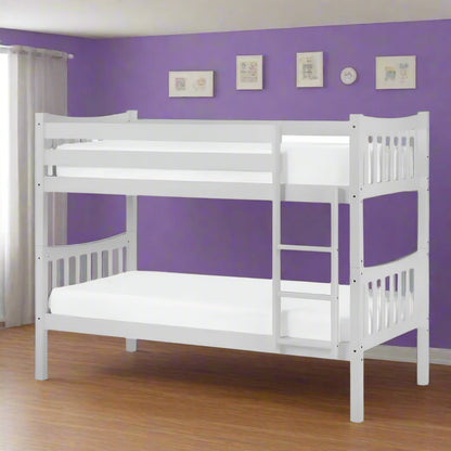 Julian Bowen Zodiac Bunk Bed - Grey - Front View - White Background