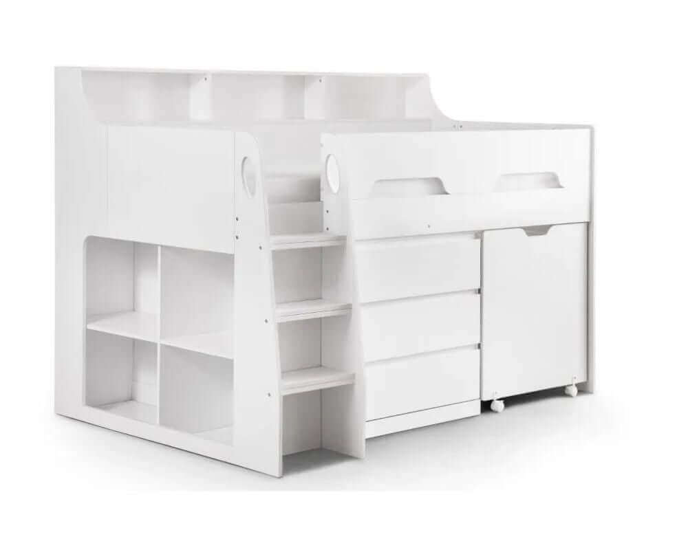 Image of White cabin bed - White background