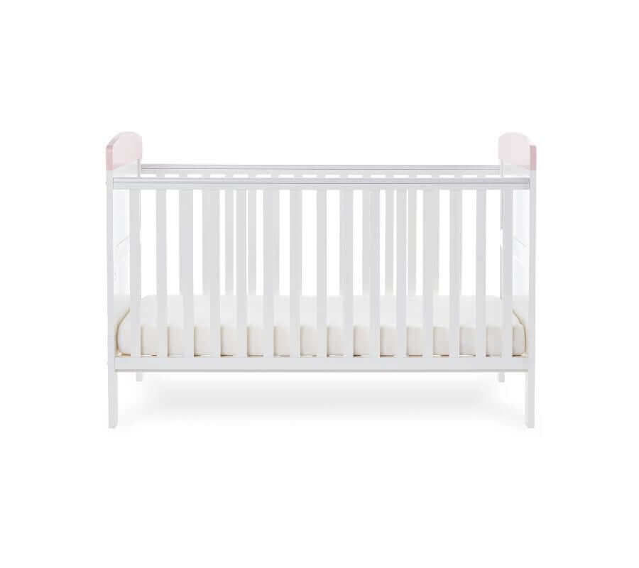 Obaby Grace Inspire Cot Bed - Unicorn - White Background