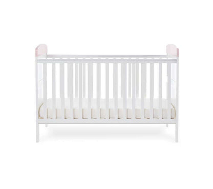 Obaby Grace Inspire Cot Bed - Unicorn - White Background