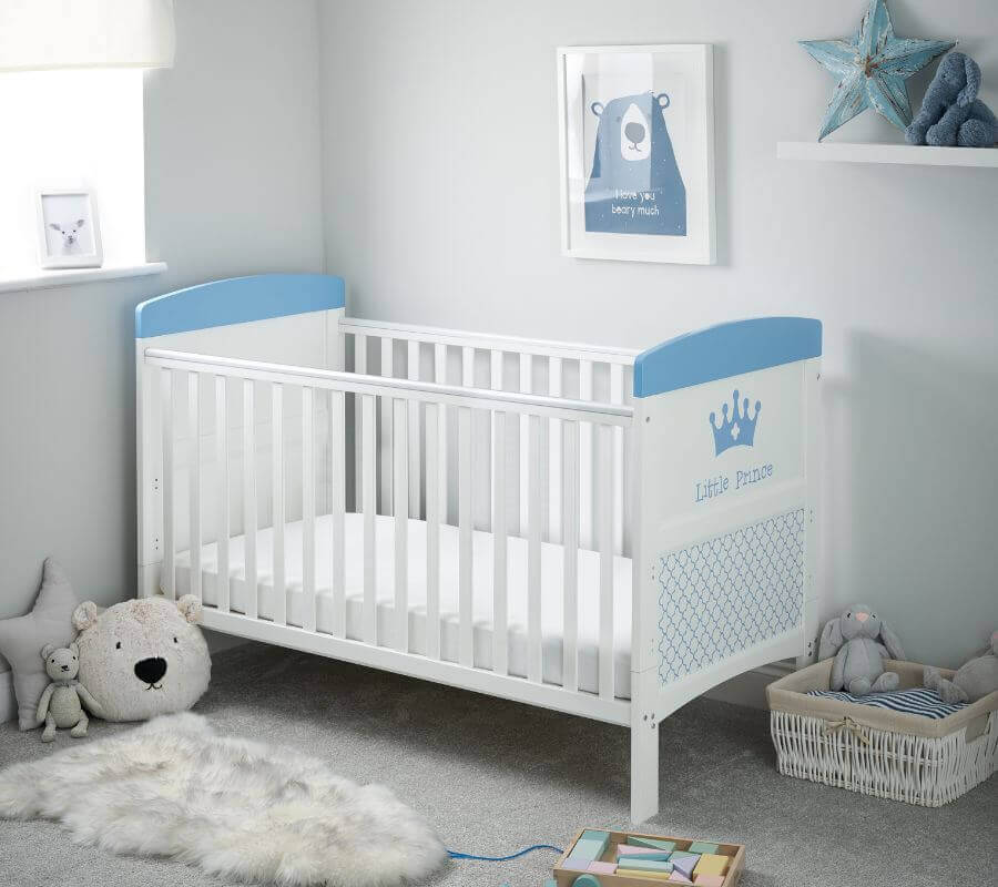 Obaby Grace Inspire Cot Bed Little Prince & Princess - Room View