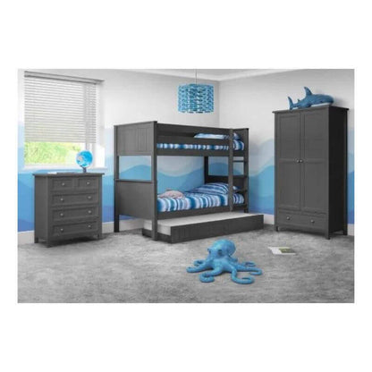 Image of a bunk bed in real settings - Anthracite