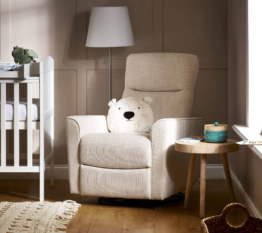 Obaby Savannah Swivel Glider Recliner Chair