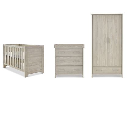 Nika 3 Piece Cot Bed Room Set