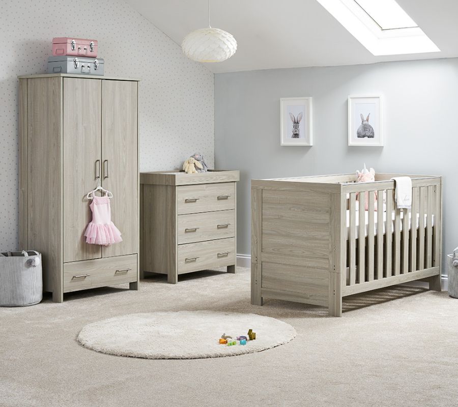 Nika 3 Piece Cot Bed Room Set