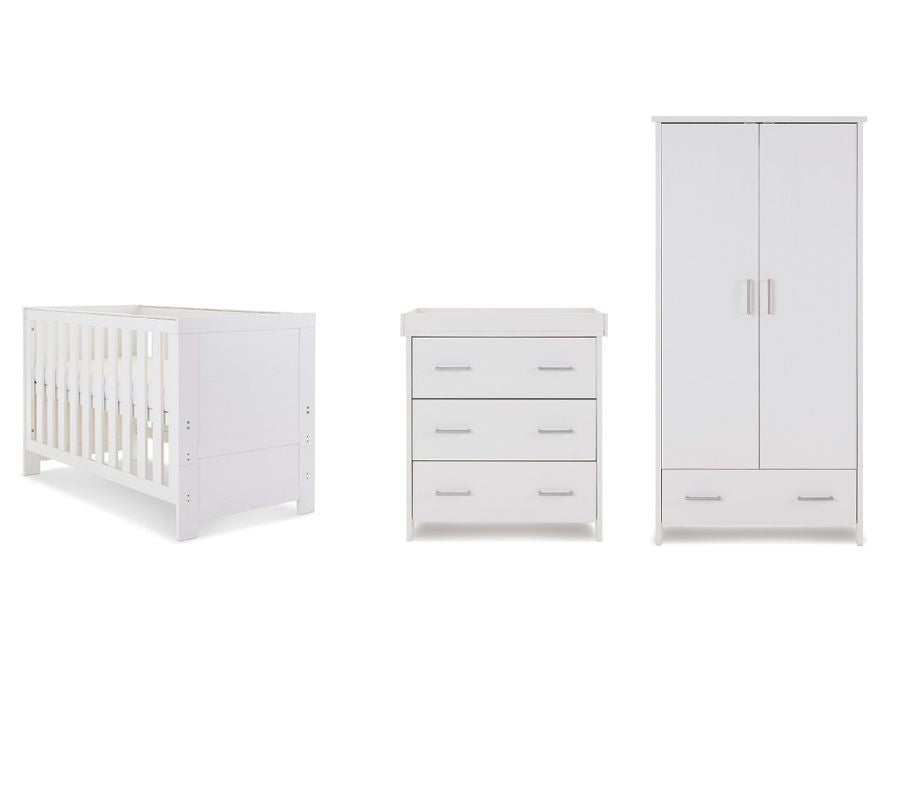 Nika 3 Piece Cot Bed Room Set