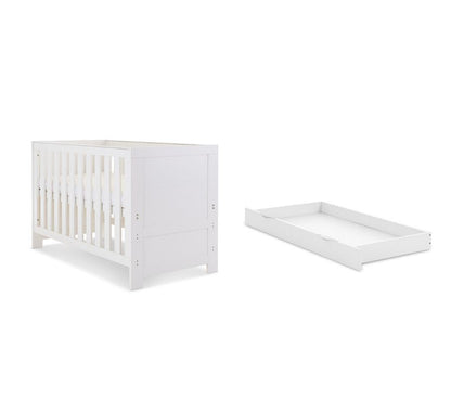 Obaby Nika Cot Bed & Under Drawer