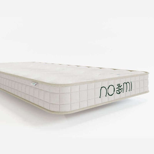 Noomi Bamboo Natural Latex Pocket Sprung Mattress - Single/Small Double - Depth 15cm - White Background