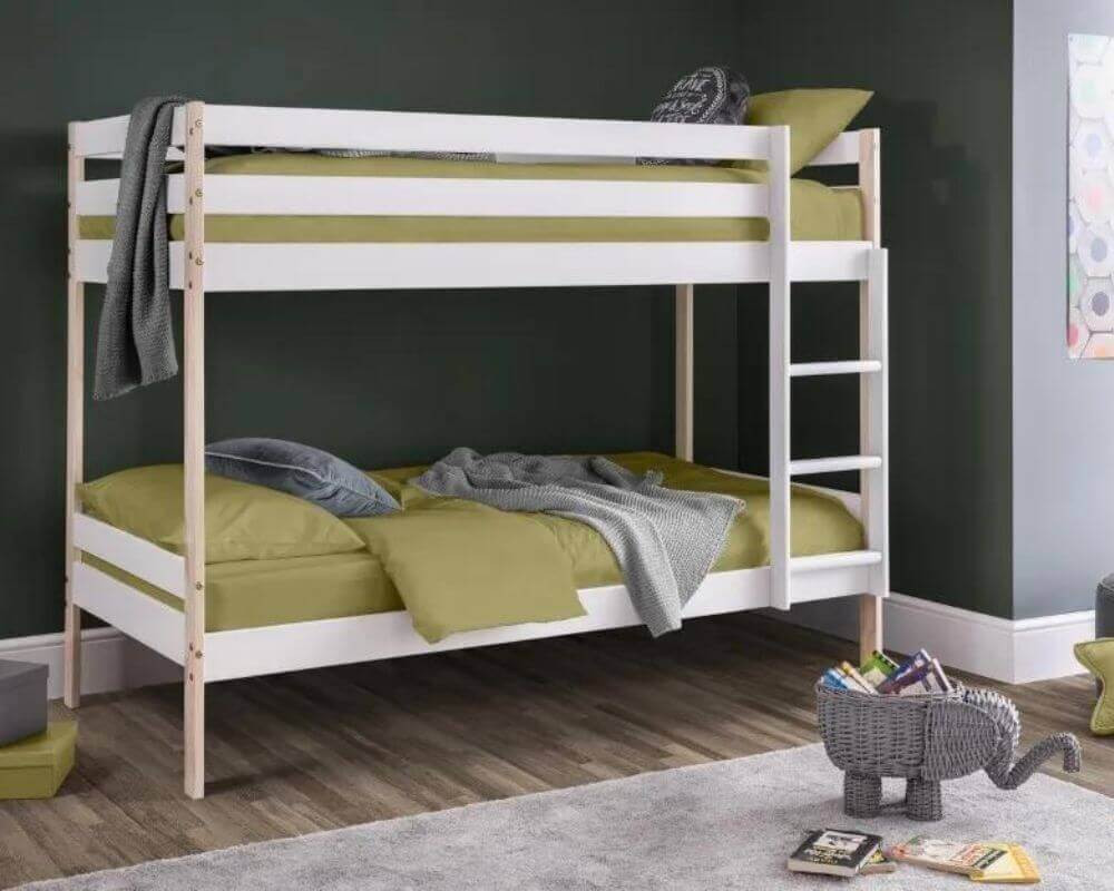 Nova Bunk Bed - Two Tone Kids Bed - Bedroom Setting