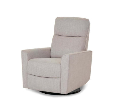 Savannah Swivel Glider Recliner Chair - White Background