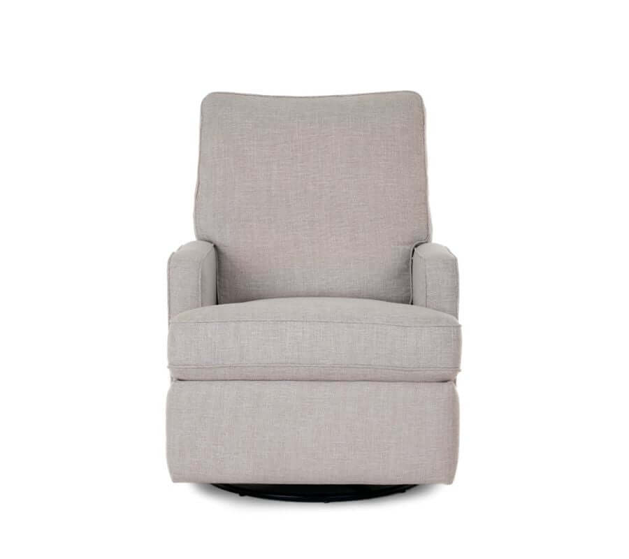 Madison Swivel Glider Recliner Chair - White Background