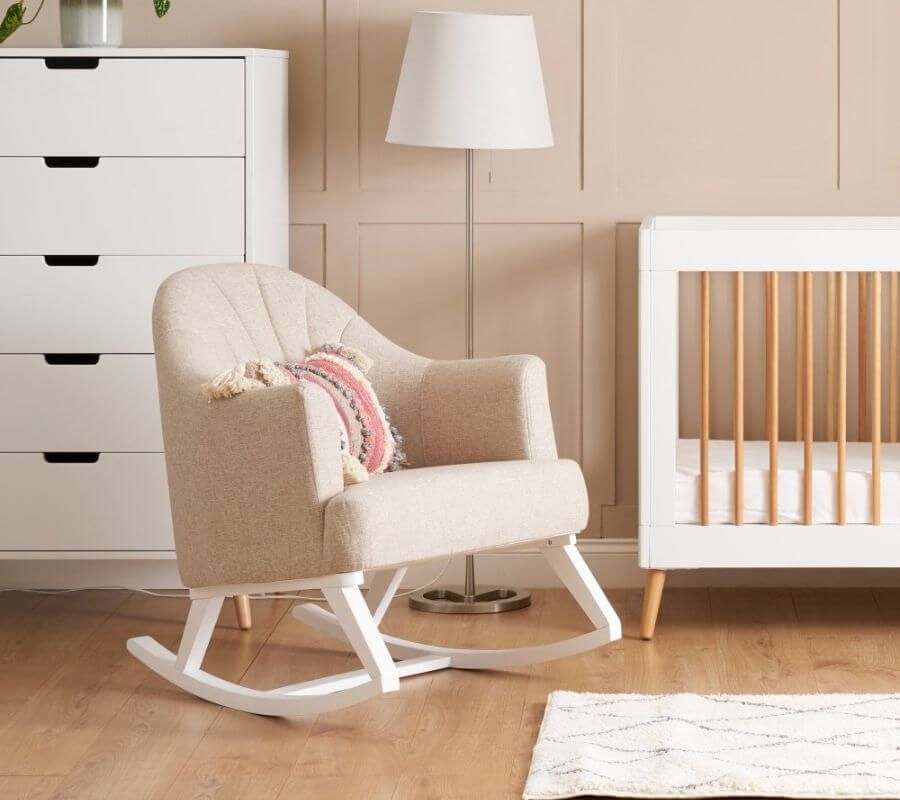 Round Back Rocking Chair - Room Image