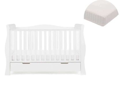 Obaby Stamford Luxe Cot Bed & Moisture Management Mattress