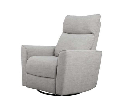 Savannah Swivel Glider Recliner Chair - White Background