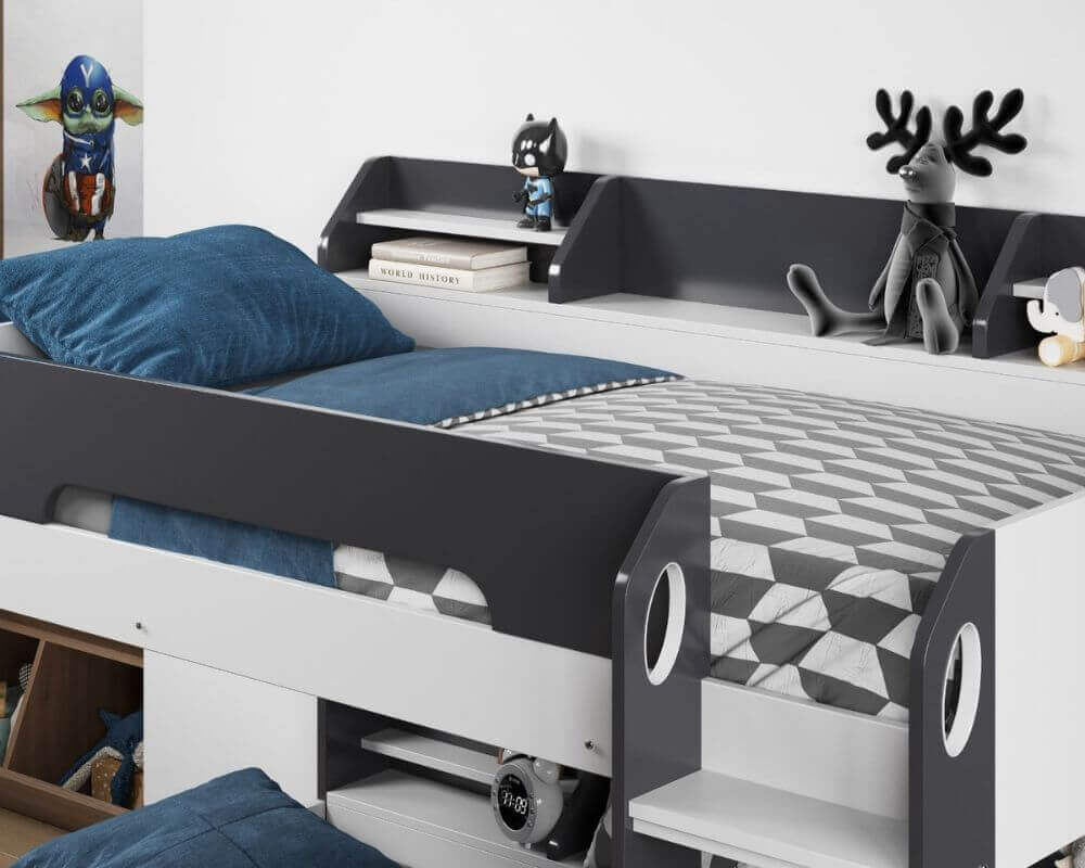 Flair Flick Bunk Beds - Top Bunk View