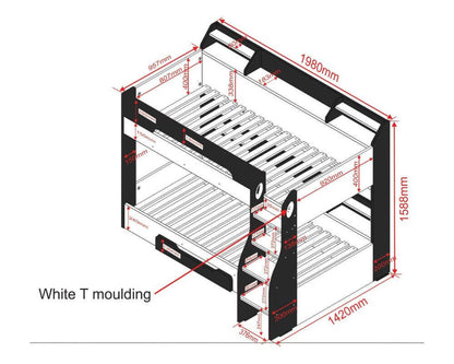 Flair Flick Bunk Beds