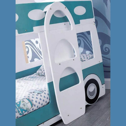 Julian Bowen Campervan Bunk Bed - View Of Surf Board Side Ladder