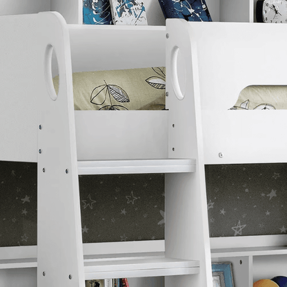 Julian Bowen Orion Bunk Bunk Beds - View Of Ladders To Top Bunk