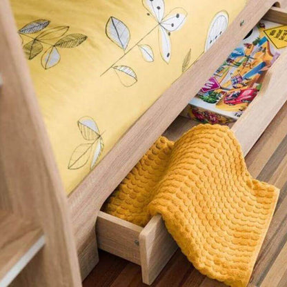 Julian Bowen Orion Bunk Bunk Beds - View Of Bottom Bunk Under Storage Draw