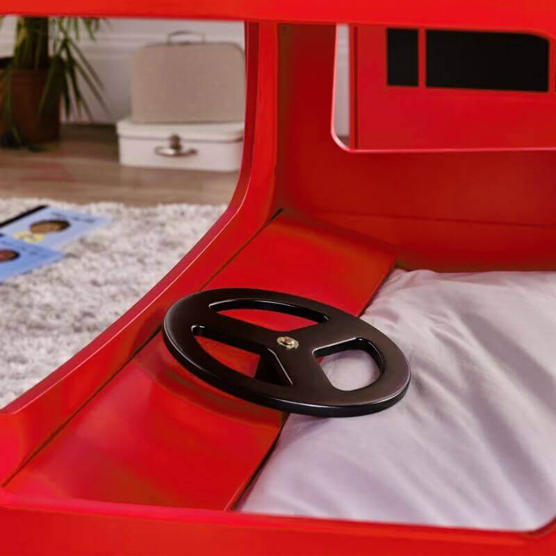 Julian Bowen London Bus Bunk Bed - View Of Detachable Steering Wheel