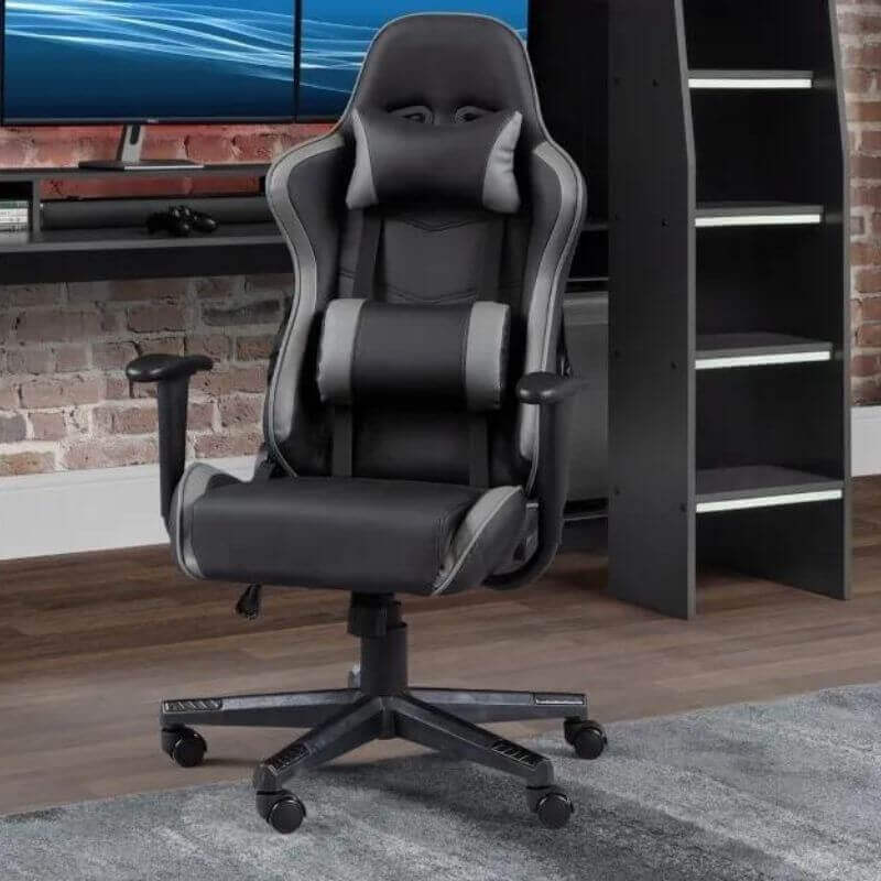 Julian Bowen Comet Gaming Chair - Gaming Chair Front Side View - Room Setting