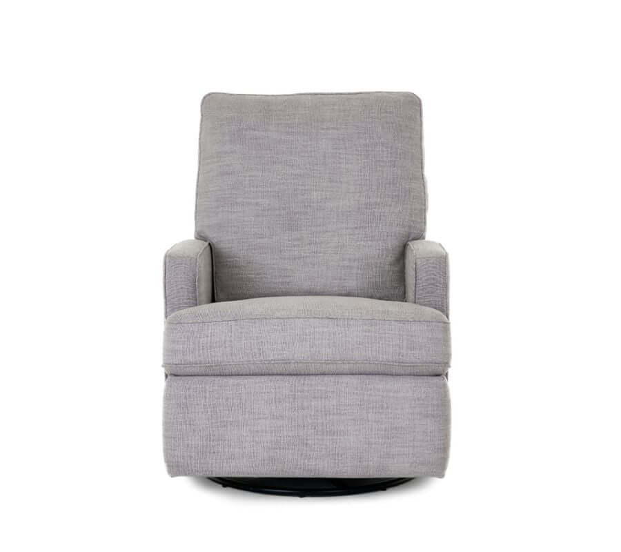 Madison Swivel Glider Recliner Chair - White Background