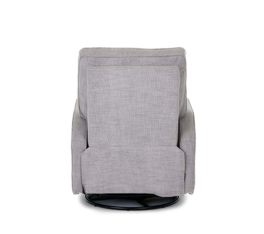 Madison Swivel Glider Recliner Chair - White Background