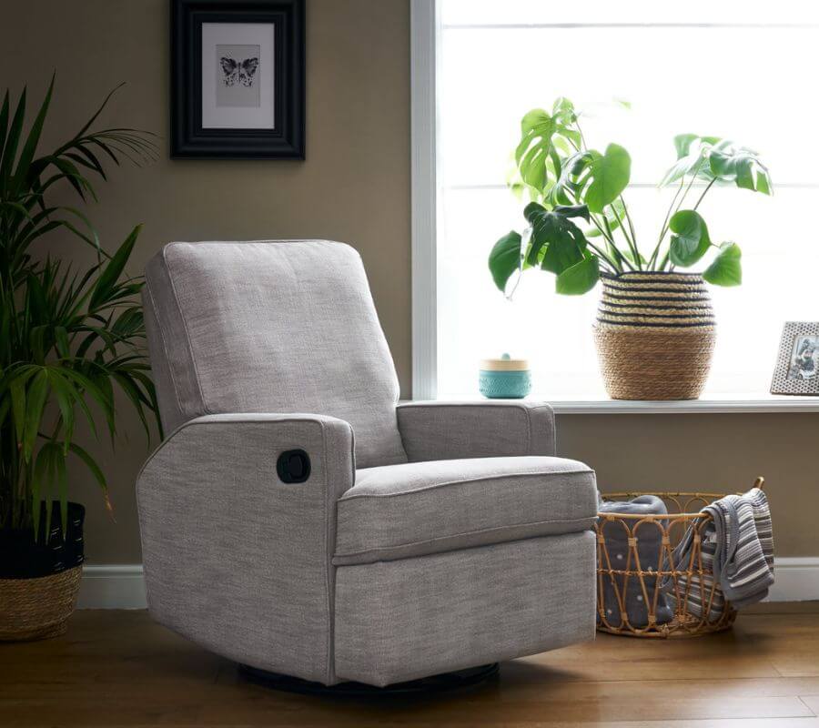 Madison Swivel Glider Recliner Chair - Room Image