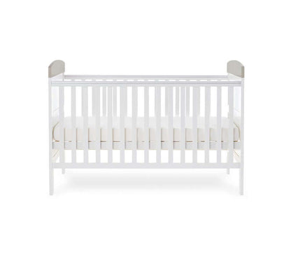 Grace Inspire Cot Bed GUESS Scribble - White Background