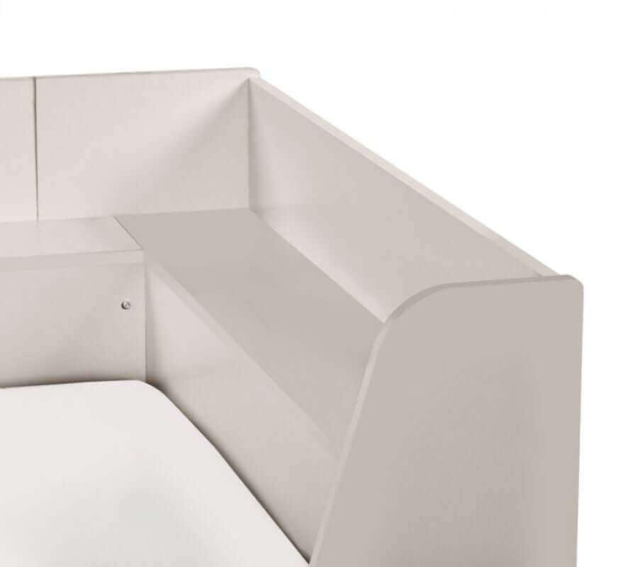 Top Corner Shelf View Julian Bowen Cyclone Daybed - White Background