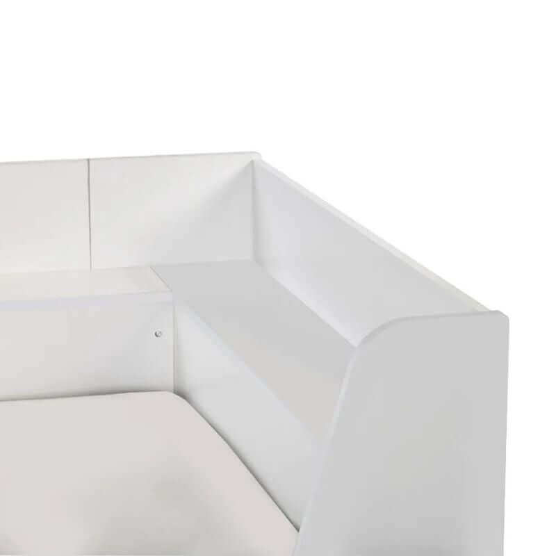 Top Corner Shelf View Julian Bowen Cyclone Daybed - White Background