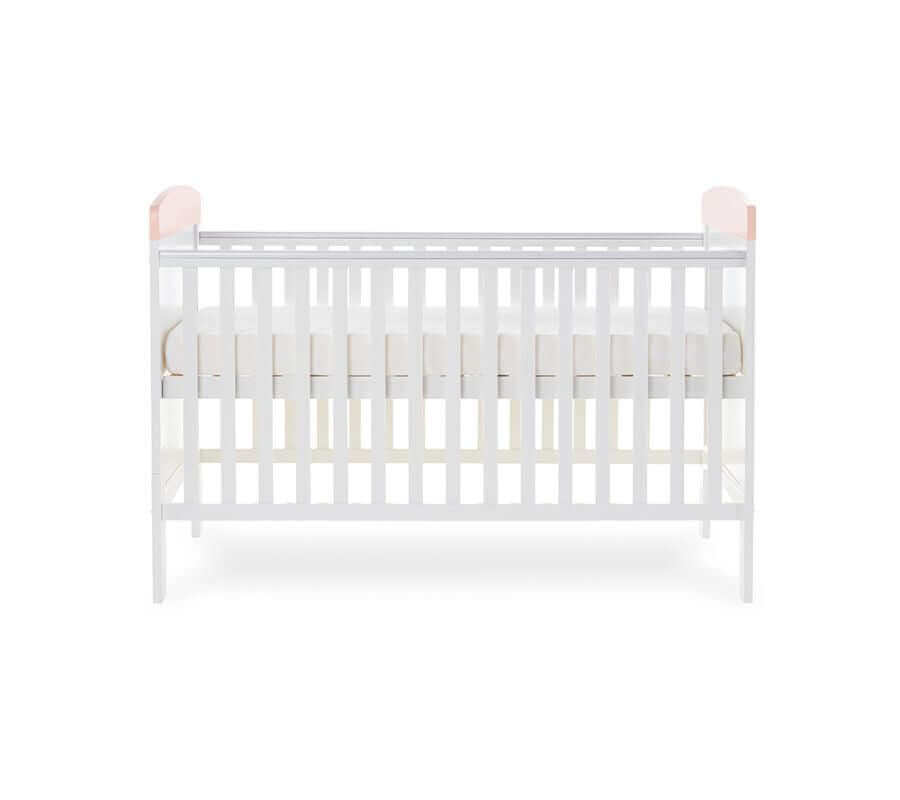 Grace Inspire Cot Bed - GUESS I can Hop - White Background