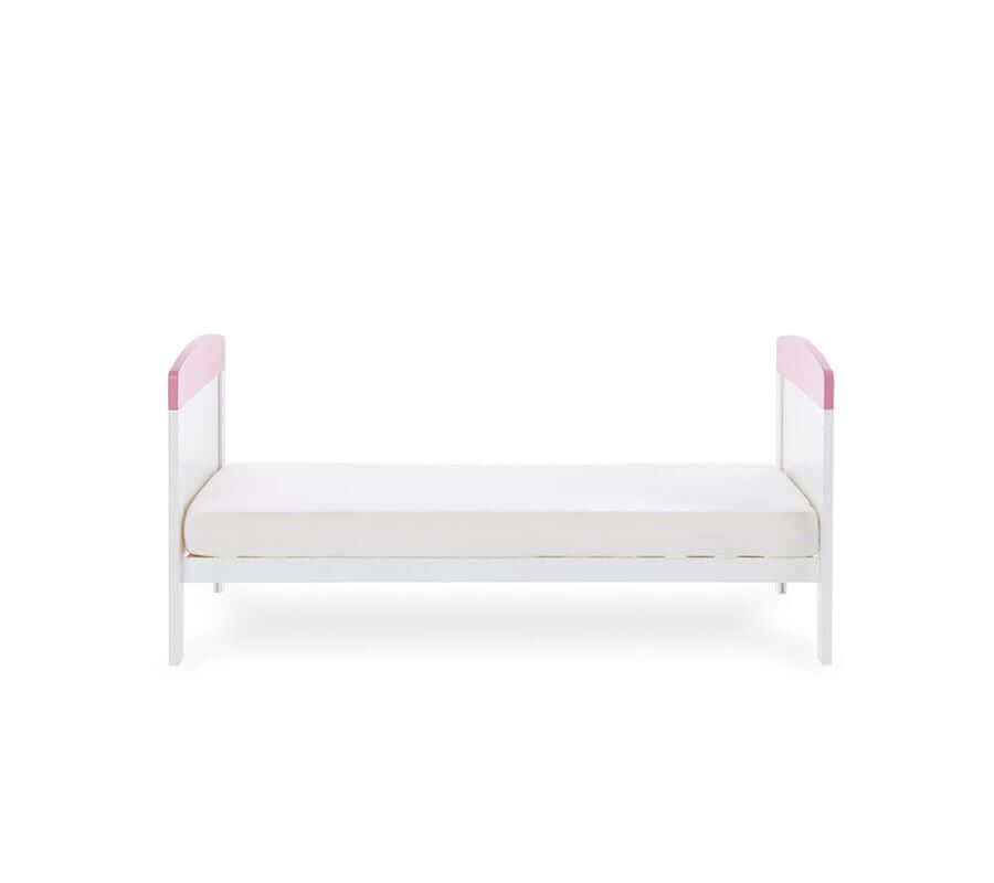 Obaby Grace Inspire Cot Bed Little Prince & Princess - White Background