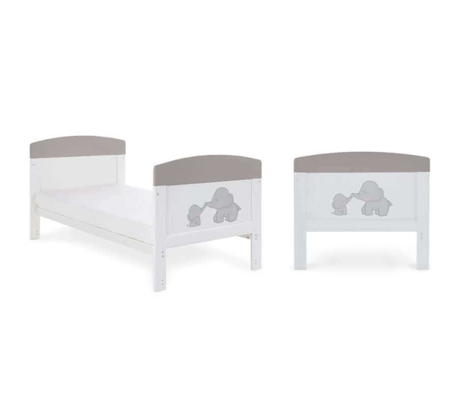 Grace Inspire Cot Bed & Under Drawer - White Background